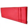 Cabeceira Painel Suede Liso Vermelho Casal 140 x 60 - 2