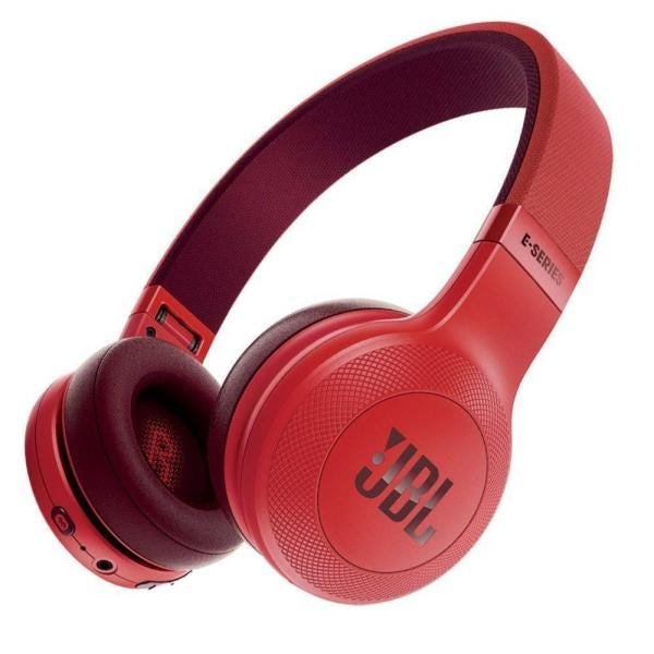 Headphone Jbl E45, Bluetooth, com Microfone - Vermelho - 1