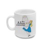 Caneca Branca Alice Kathavento Caneca Alice No País Das Maravilhas Kathavento Branca - 1