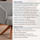 Ver mais imagens de Kit 2 Poltronas Giratórias Linho Premium Base Madeira Maciça Juliana