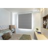 Persiana Romana (1,40Larg. x 2,50Alt.) Tecido Blackout Cinza - Vogaflex - 1