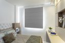 Ver imagem 1 de Persiana Romana (1,80 Largura x 2,50 Altura) Tecido Blackout Cinza - Vogaflex