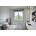 Ver imagem 3 de Persiana Rolo Dupla (1,20Lar. x 2,50Alt.) Double Vision Tecido Translucido preto- Vogaflex