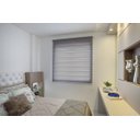 Ver imagem 2 de Persiana Rolo Dupla (1,80Lar. x 1,50Alt.) Double Vision Tecido Translucido Preto - Vogaflex