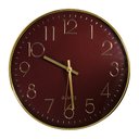 Ver imagem 1 de Relógio de Parede Yazi Cromado Requinte:Dourado