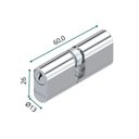 Ver imagem 3 de Fechadura Haga - Brava - Roseta 528 - Externa - 6095