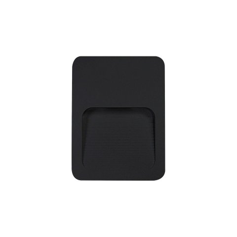 Balizador Astraled Leo de Sobrepor Led 2w Bivolt Preto 3000k Luz Amarela Bl-6703