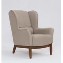 Ver imagem 2 de Poltrona Dekorien Milena Linho Mescla Bege Alto Acabamento