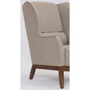 Ver imagem 6 de Poltrona Dekorien Milena Linho Mescla Bege Alto Acabamento