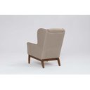 Ver imagem 5 de Poltrona Dekorien Milena Linho Mescla Bege Alto Acabamento