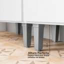 Ver imagem 6 de Balcão Cozinha para Pia 120cm 3 Portas 2 Gavetas Branco