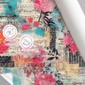 Papel de Parede Auto Adesivo Colagem Efeito Lambe Lambe Floral Rosa Decorado Lavavel Quarto 9m - 3