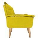 Ver imagem 4 de Poltrona Opala Eloisa para amamentação Decorativa Tecido Suede para, quarto,sala de estar, recepção