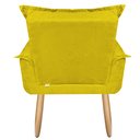 Ver imagem 5 de Poltrona Opala Eloisa para amamentação Decorativa Tecido Suede para, quarto,sala de estar, recepção