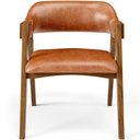 Ver imagem 5 de Kit 02 Cadeiras para Sala de Jantar e Estar Living Estofada Suran L02 Couríssimo Camel - Lyam Lyam D