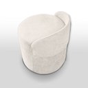 Ver imagem 4 de Puff Decorativo com Encosto Forma Orgânica Bouclé Yuri