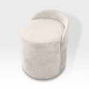 Ver imagem 3 de Puff Decorativo com Encosto Forma Orgânica Bouclé Yuri