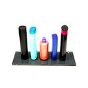 Ver imagem 3 de Porta Shampoo Reto em Vidro Fumê Lapidado - Aquabox - 40cmx14cmx10mm