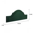 Ver imagem 2 de Cabeceira King Provençal Luxo 193X60 Verde Tachas Fumê