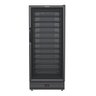 ADEGA 285 PARA 83 GARRAFAS PRETO FOSCO 220 V - 1