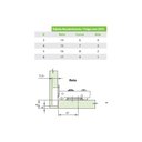 Ver imagem 4 de Kit 10 Dobradiças 110º Reta Tn Ms Calço Duplo e Amortecedor 01 Kit