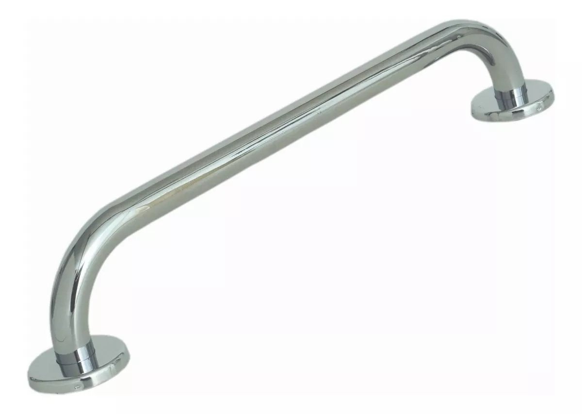 Barra Alça de Apoio para Banheiro Inox para Idosos 60cm - 2un - 8