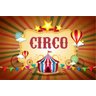 Painel Decorativo Festa Circo Picadeiro #04 - 150x100 - 1