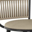 Ver mais imagens de Kit 2 Banquetas Altas Estofadas Industrial em Aço Suede Bete Bege Rami/Pérola