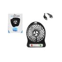 Ver imagem 2 de Ventilador Portátil Recarregavel sem Fio com Power Bank USB para Carregador de Celular e Outros