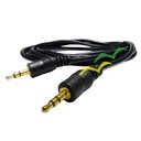 Ver imagem 1 de 10 Peças Cabo de Áudio 3.5 mm Gold Plated no padrão P2 Com 2 metros