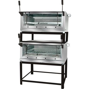 Forno Roma 90 cm Duplo FIRID90 de Lastro com Pedra Refrataria a Gás Venâncio