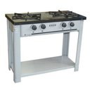 Ver imagem 1 de Fogão Industrial com 2 Bocas Duplas sem Forno Venâncio