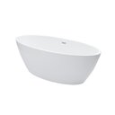 Ver imagem 1 de Banheira Freestanding Imersão Acrílico 170 Cm Rubi Pingoo.casa - Branco