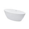 Banheira Freestanding Imersão Acrílico 170 Cm Rubi Pingoo.casa - Branco - 1