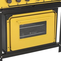Fogão Profissional 4 Bocas Venâncio Linha Bravo Amarelo com Forno - 3