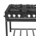 Ver imagem 2 de Fogão Profissional 4 Bocas Venâncio Bravo Preto