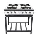 Ver imagem 1 de Fogão Profissional 4 Bocas Venâncio Linha Bravo Branco