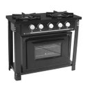 Ver imagem 1 de Fogão Profissional 2 Bocas Venâncio Linha Bravo Preto com Forno