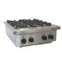 Ver imagem 1 de Fogão Industrial de Mesa Venâncio 4 Bocas Don Bidone Baixa Pressão