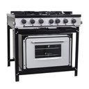 Ver imagem 5 de Fogão Industrial 4 Bocas com Forno Linha Bravo