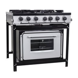 Fogão Industrial 4 Bocas com Forno Linha Bravo - 5