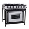 Fogão Industrial 4 Bocas com Forno Linha Bravo - 5