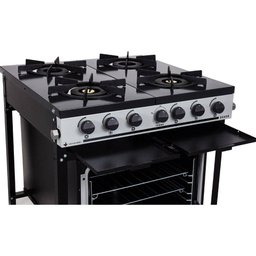 Fogão Industrial 4 Bocas com Forno Linha Bravo - 8