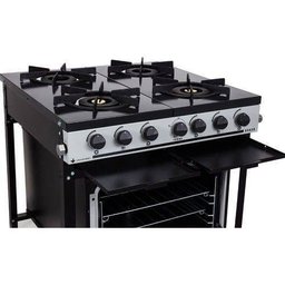 Fogão Industrial 4 Bocas com Forno Linha Bravo - 4
