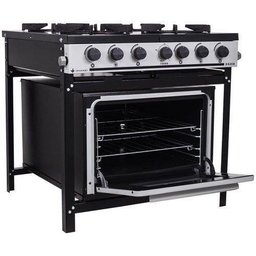 Fogão Industrial 4 Bocas com Forno Linha Bravo - 2