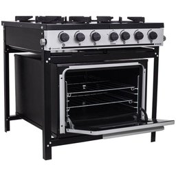 Fogão Industrial 4 Bocas com Forno Linha Bravo - 6