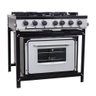 Fogão Industrial 4 Bocas com Forno Linha Bravo - 1
