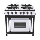 Ver imagem 1 de Fogão Profissional 4 Bocas Venâncio Linha Bravo Branco com Forno