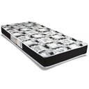 Ver imagem 1 de Colchão Solteiro Luckspuma Espuma D33 Supreme Prtó Saúde Black (78x188x17) -
