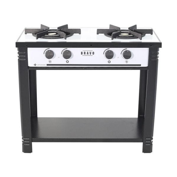 Menor preço em Fogão Profissional 2 Bocas Venâncio Linha Bravo Branco